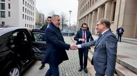 Turkish FM meets German counterpart in Berlin on first bilateral visit