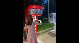 Toddler Wanders Into Danger Zone as Sister Throws Heavy Punch at Arcade Machine
