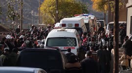 Funeral held for five family members killed in Israeli raid on Damascus countryside