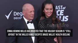 Emma Heming Willis insists there is 'still joy' during holidays amid Bruce Willis' dementia battle