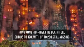 Hong Kong High-Rise Fire Death Toll Climbs to 128, With Up to 200 Still Missing