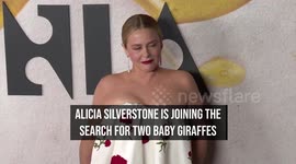 Alicia Silverstone offers $50,000 reward for missing baby giraffes