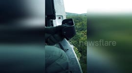 Sri Lanka: Helicopter Crew Rescues Woman And Two Girls From Flooded House In Polonnaruwa