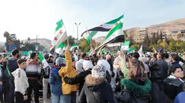 Syrians Celebrate Anniversary of Bashar al-Assad’s Fall