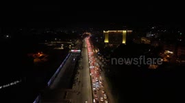 Thousands rally in Damascus on first anniversary of military operation that led to fall of Assad regime