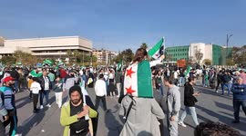 Syria: Syrians Celebrate Anniversary of Bashar al-Assad’s Fall