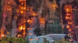 UNCAPTIONED: Hong Kong High-Rise Fire Death Toll Climbs to 128, With Up to 200 Still Missing