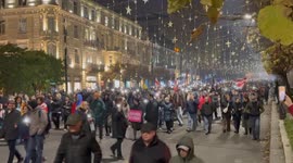Georgia protests mark one-year anniversary of suspended accession talks