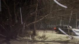 Snow Storm Hits Southern Vermont
