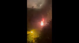 Incendio urbano en Juan XXIII Alicante