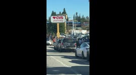Long Lines Form Outside Ham Store Ahead of Thanksgiving in Los Angeles