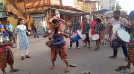 Jodi Shankha is a traditional folk dance of Odisha. Jodi Shankha, which means double conch, is a mixed performance with music and dance. This dance has its origins in a martial art as it requires high stamina