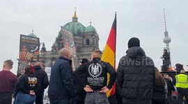 Germany: Far-Right Supporters and Counter-Protesters Confront Each Other in Central Berlin
