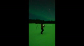 Aurora Made the Ground Turn Red