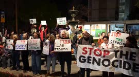 Israeli protesters in W. Jerusalem demand end to military operations, protection for Palestinians