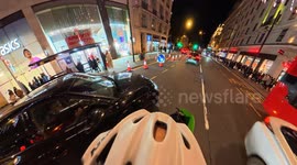 'Do you want me to slap your face?' London Driver and cyclist clash over highway code