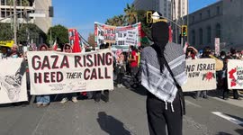 Pro-Palestinian demonstration held in California