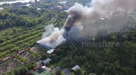 Fire at supercar warehouse damages dozens of vehicles