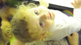 21 month old baby plays piano with two hands without a single mistake!