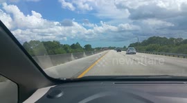 Burned Vehicle Florida Turnpike Northbound