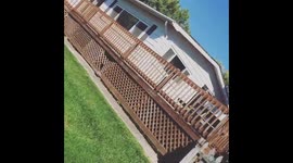 Front Flip Off House Deck