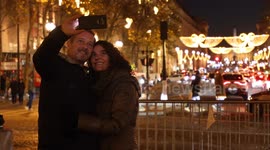 Paris’ famed Faubourg Saint-Honore dazzles with luminous Christmas displays