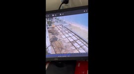 Man falls through roof in security camera mishap in Anhui, China