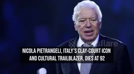 Nicola Pietrangeli, Italy's Clay-Court Icon and Cultural Trailblazer, Dies at 92