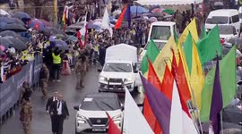 Pope Leo XIV visits Saint Maroun Monastery in Lebanon