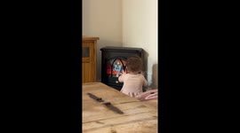 Toddler Punishing Her Toys