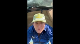 Farmer Finds Koala Crouched On Tractor