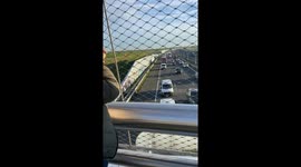 Truck Drivers Honk Together For Giggling Fan