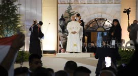 Pope Leo XIV meets Christian youth at Maronite Patriarchate in Beirut
