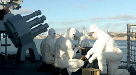 UK: HMS Prince Of Wales Returns To Portsmouth After Global Operation High Mast Deployment