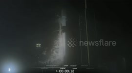 SpaceX Falcon 9 rocket fires Starlink satellites into space