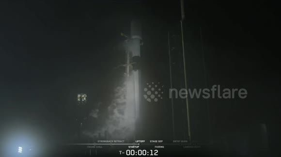 SpaceX Falcon 9 rocket fires Starlink satellites into space - Buy, Sell ...