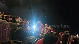 Pets enjoy a movie day at the cinema in Chongqing, China