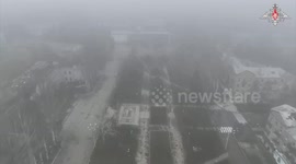 Aerial footage reveals scale of damage in Pokrovsk amid months of intense clashes