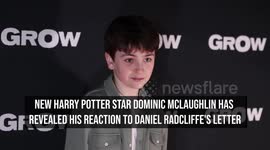 New Harry Potter Dominic McLaughlin reveals reaction to Daniel Radcliffe's letter