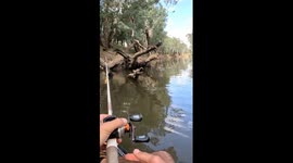 Solo fisherman's trip turns into nightmare after hook impales wrist forcing him to drive to hospital