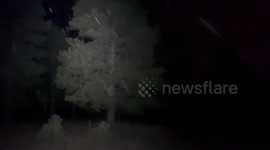 US: Heavy Snowfall Hits Evergreen, Colorado