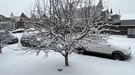 Canada: Heavy Snowfall Blankets Calgary