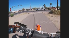 Dirt Bike Rider and Angry Motorist Come to Blows
