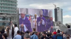 Pope Leo XIV holds mass in Beirut during final day of Lebanon visit