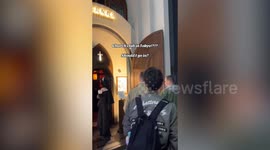 Tourist stumbles upon bizarre church-themed club in Tokyo - with nun on the door