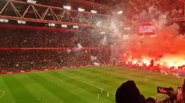 Fireworks cause Ajax football game to be postponed