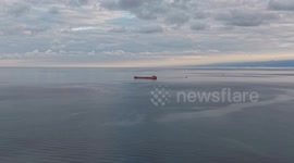 Russian-flagged MIDVOLGA-2 vessel reaches off Türkiye’s Black Sea coast after attack in international waters (2)