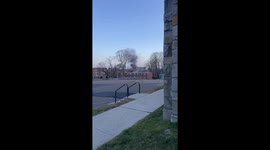 US: Fire Erupts at Four-Story Apartment in Holyoke, MA