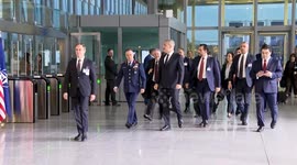 Turkish FM meets Secretary General of NATO in Brussels