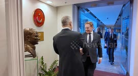 Turkish, Dutch foreign ministers meet in Belgium during NATO gathering